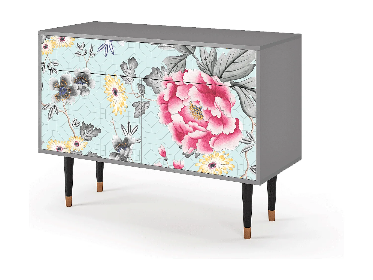 Credenza - 115x85x48 cm - BS4 - Sky Garden, Grigio