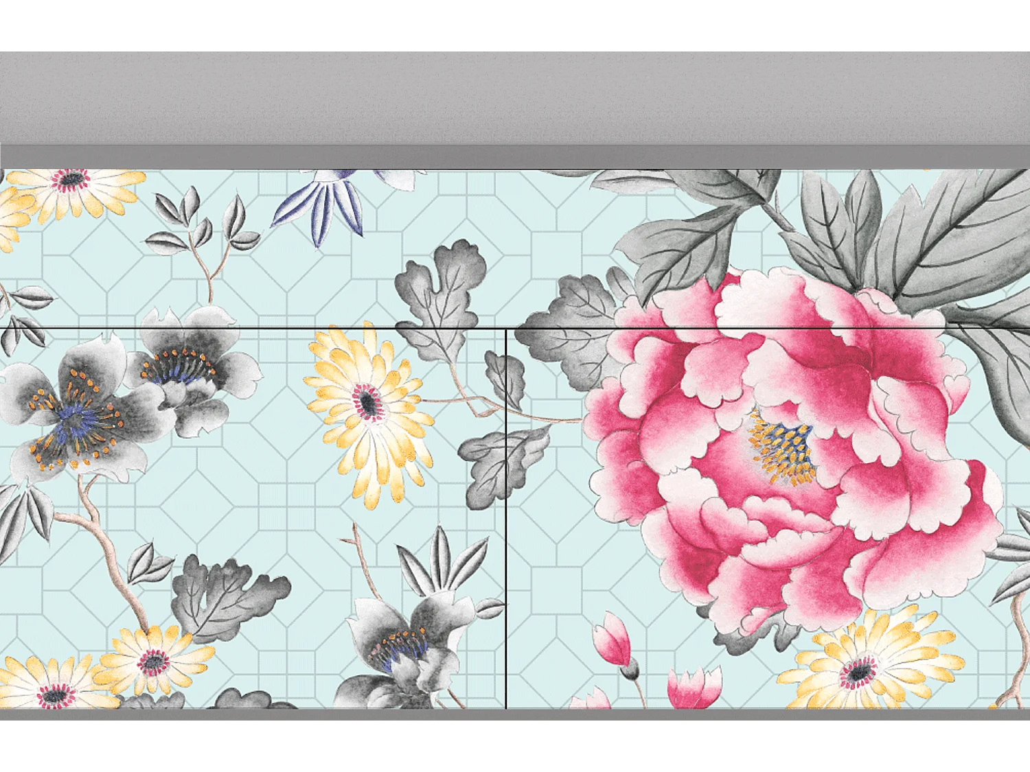 Credenza - 115x85x48 cm - BS4 - Sky Garden, Grigio