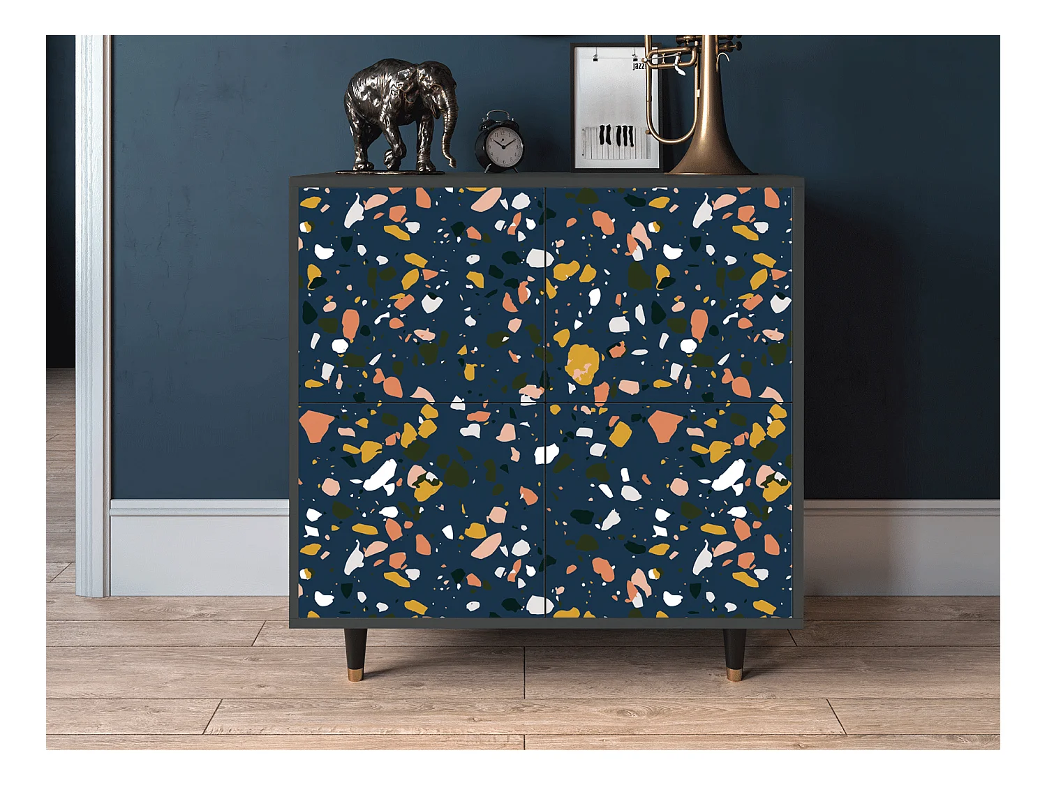 Dressoir - 94x96x48 cm - BS3 - Night Sky Langhterns, Antraciet