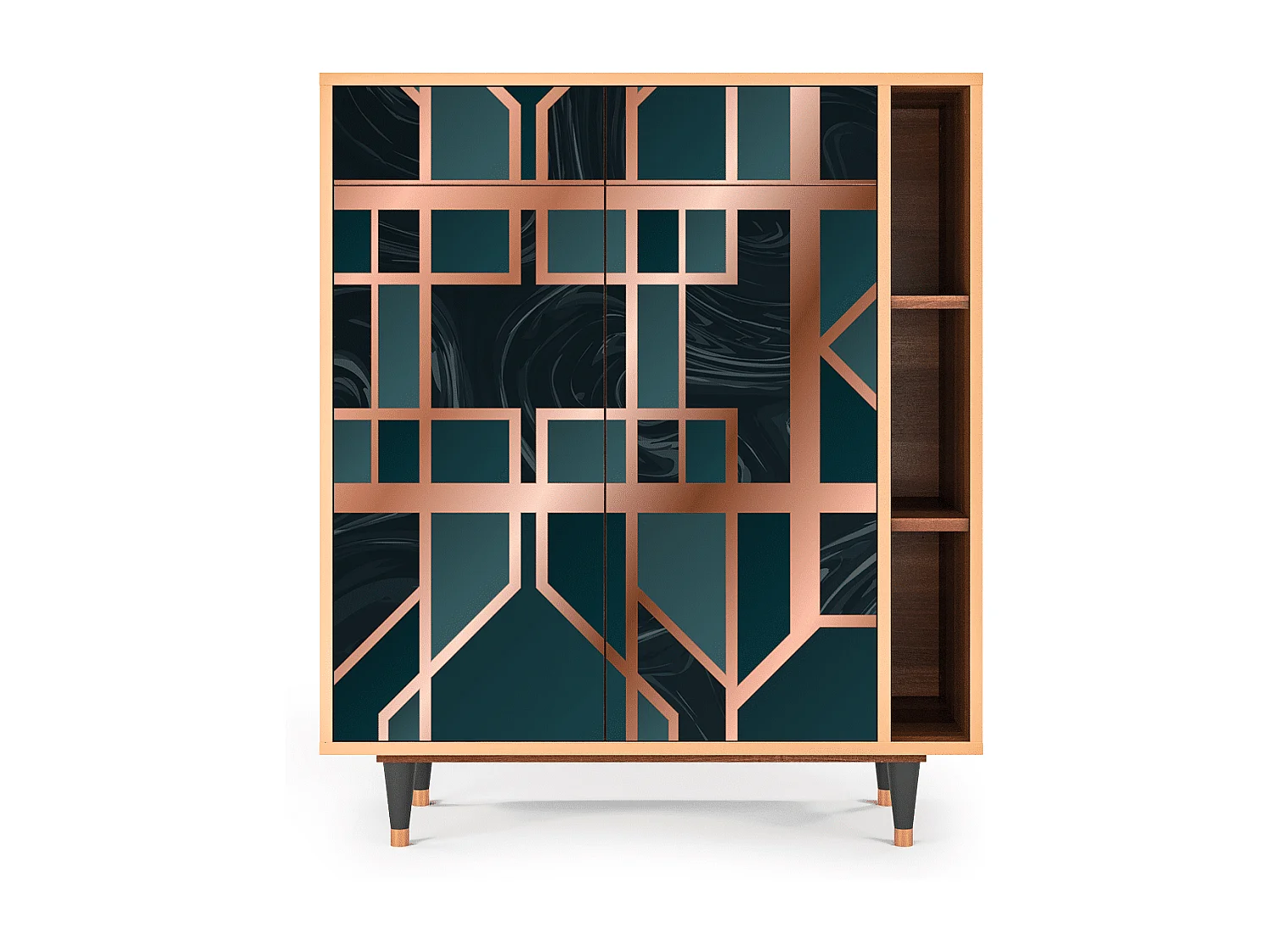 Aparador - 96х110х41 cm - BS6 - Emerald Metro, Nogal