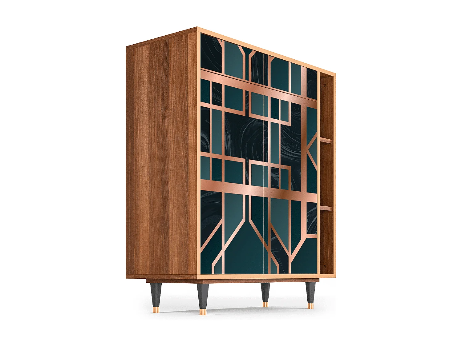 Aparador - 96х110х41 cm - BS6 - Emerald Metro, Nogal