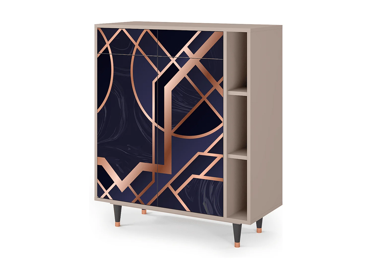 Buffet - 96х110х41 cm - BS6 - Purple Temple, Latte