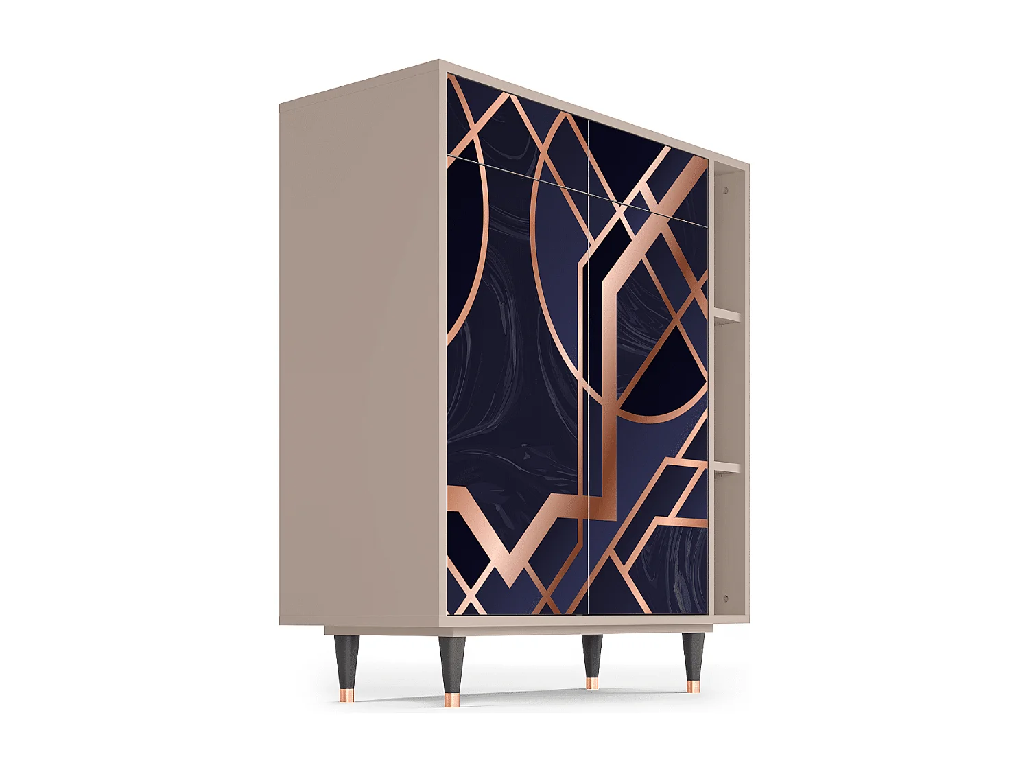 Credenza - 96х110х41 cm - BS6 - Purple Temple, Latte