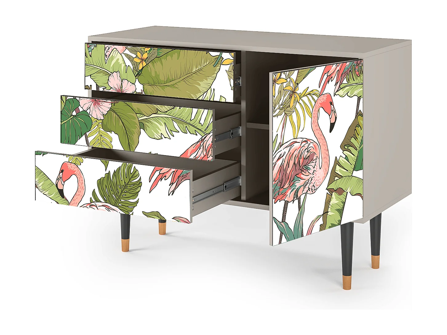 Buffet - 115х84х41 cm - S3 - Sweet Flamingo, Sable