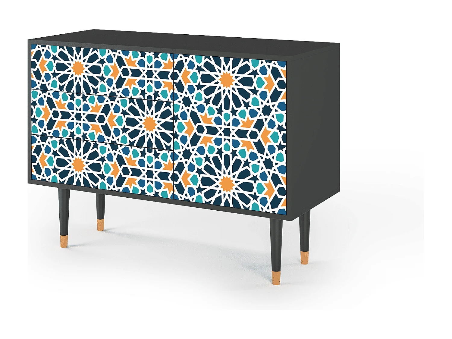 Aparador - 115х84х41 cm - S3 - Kaleidoscope, Antracite