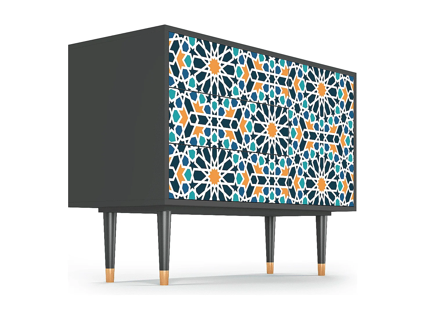 Aparador - 115х84х41 cm - S3 - Kaleidoscope, Antracite