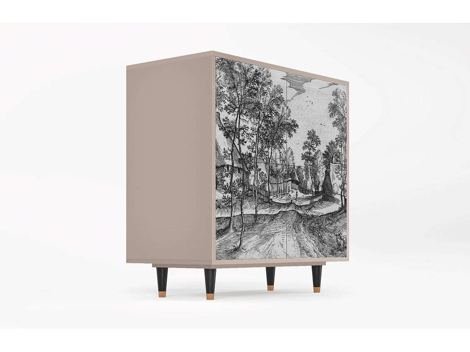 Sideboard - 94x96x48 cm - BS3 - Village Road, Latte