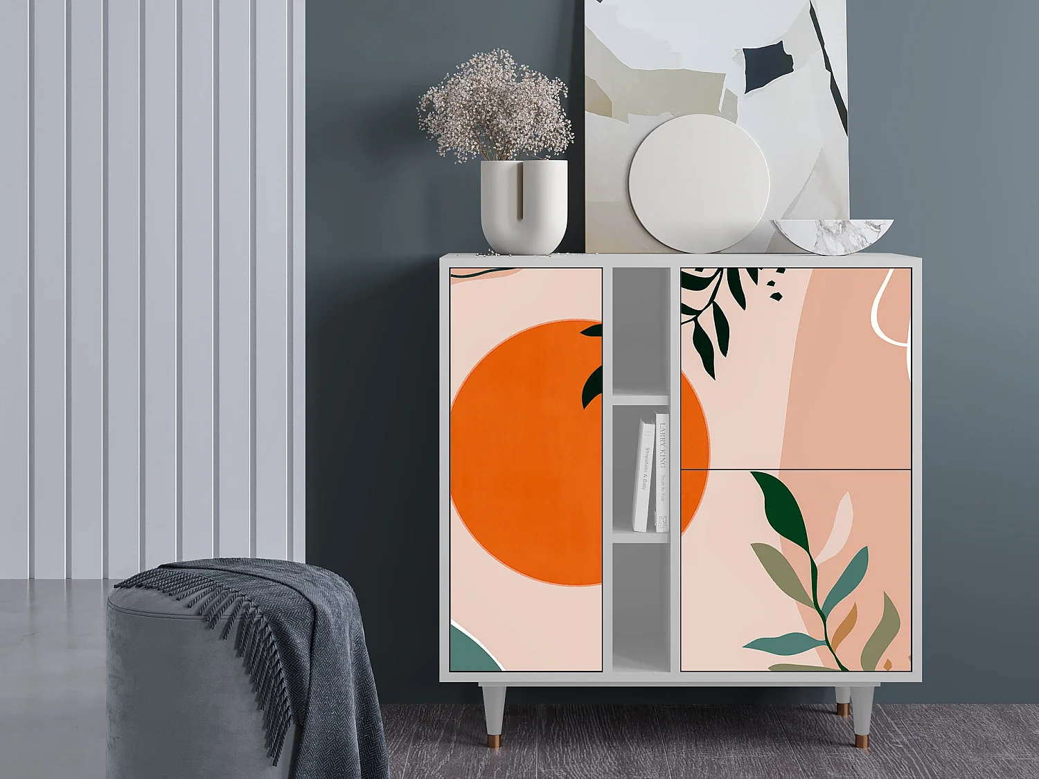 Buffet - 94х96х41 cm - BS5 - Artwork, Blanc