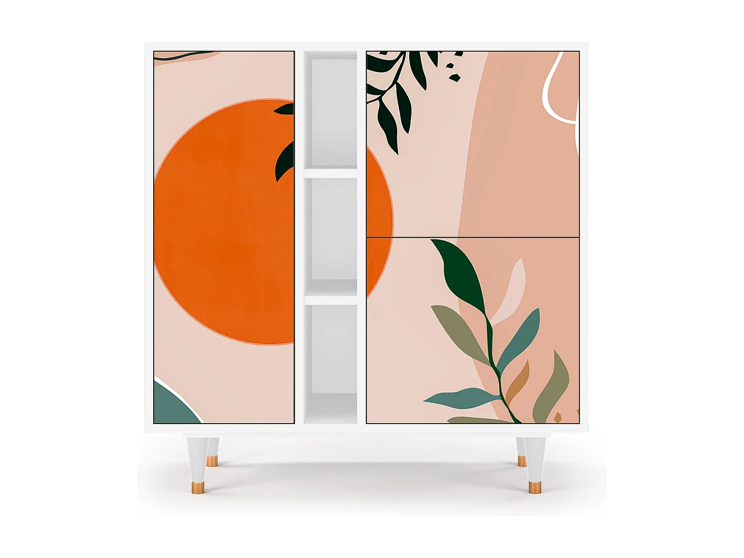 Dressoir - 94х96х41 cm - BS5 - Artwork, Wit