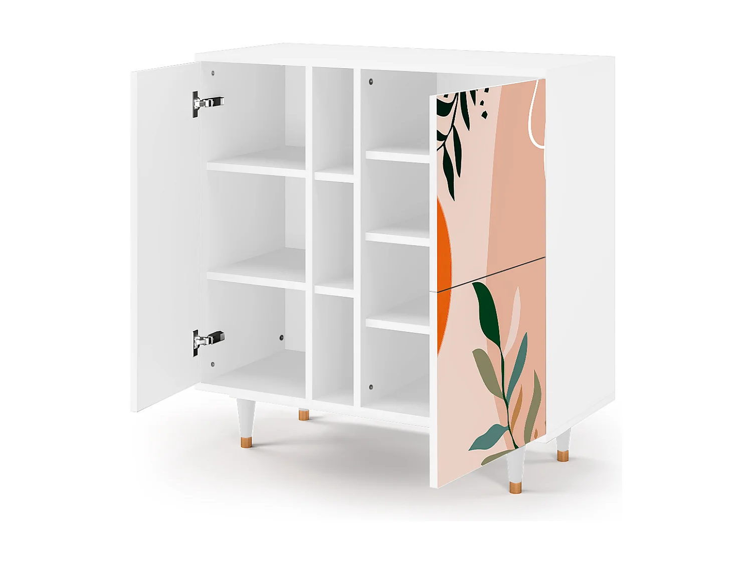 Dressoir - 94х96х41 cm - BS5 - Artwork, Wit