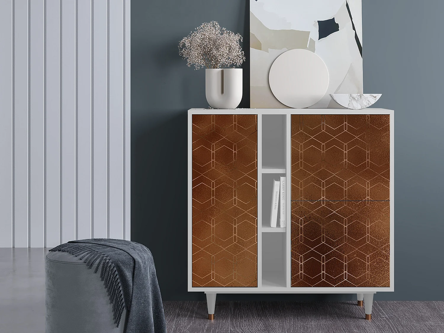 Buffet - 94х96х41 cm - BS5 - Chocolate Bar, Blanc