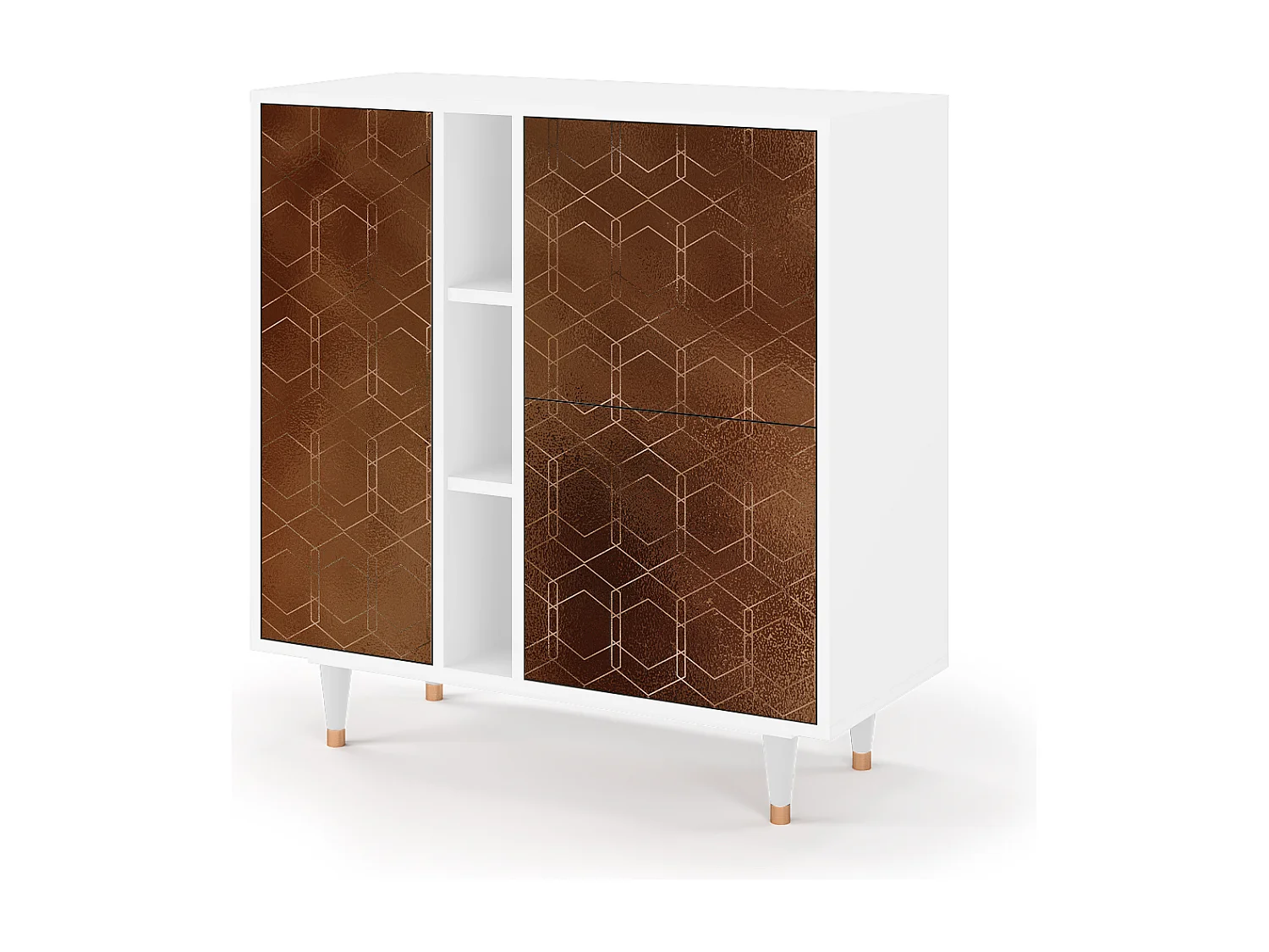 Buffet - 94х96х41 cm - BS5 - Chocolate Bar, Blanc