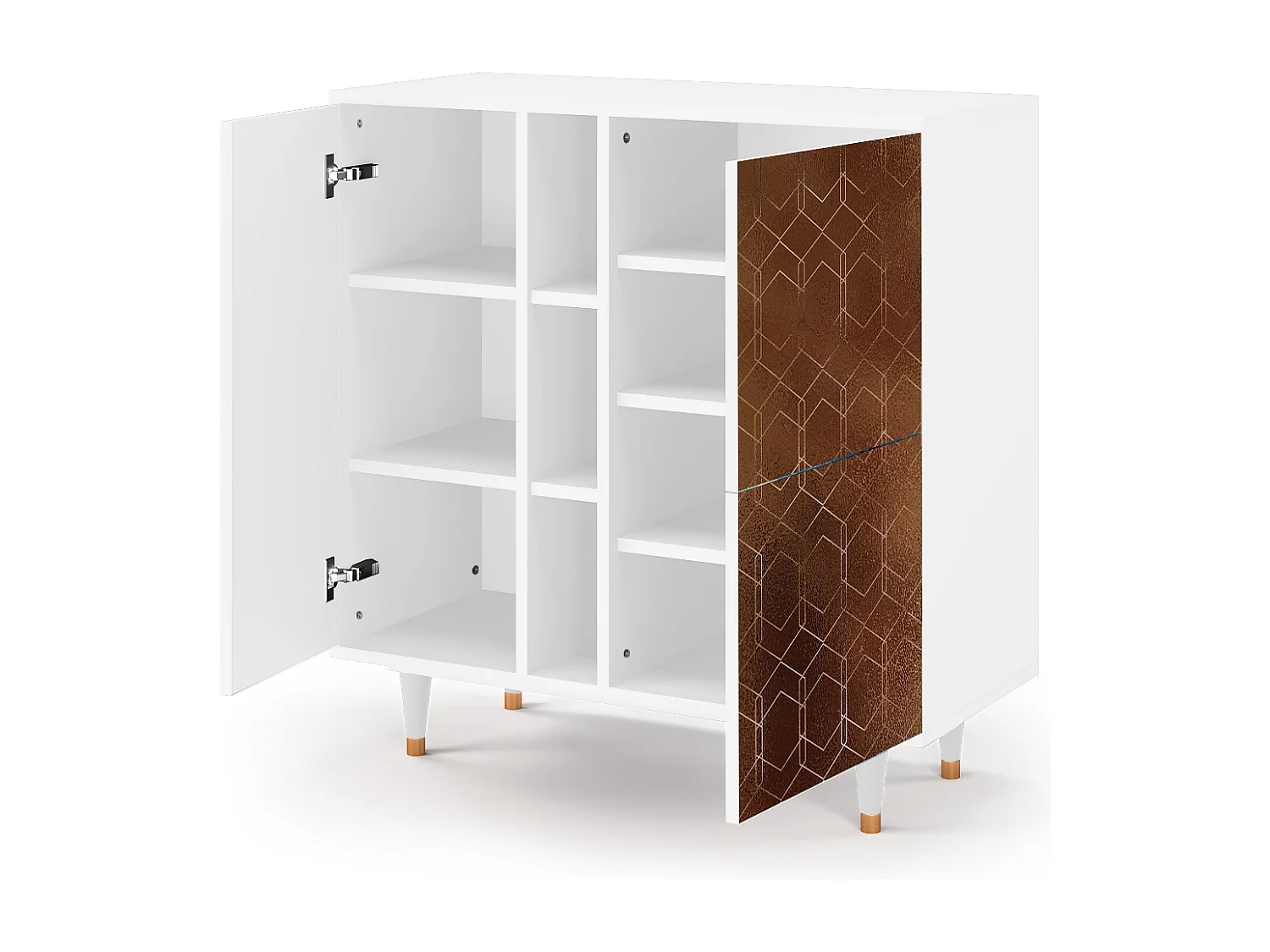 Buffet - 94х96х41 cm - BS5 - Chocolate Bar, Blanc