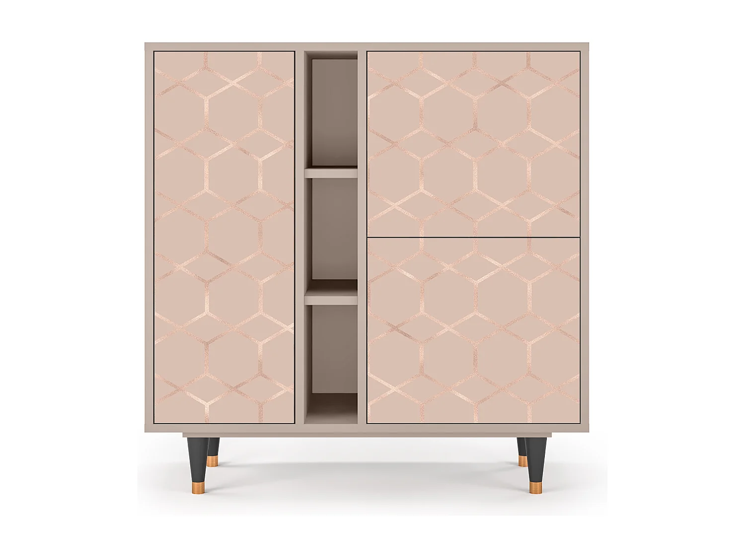 Buffet - 94х96х41 cm - BS5 - Rose Honeycomb, Latte