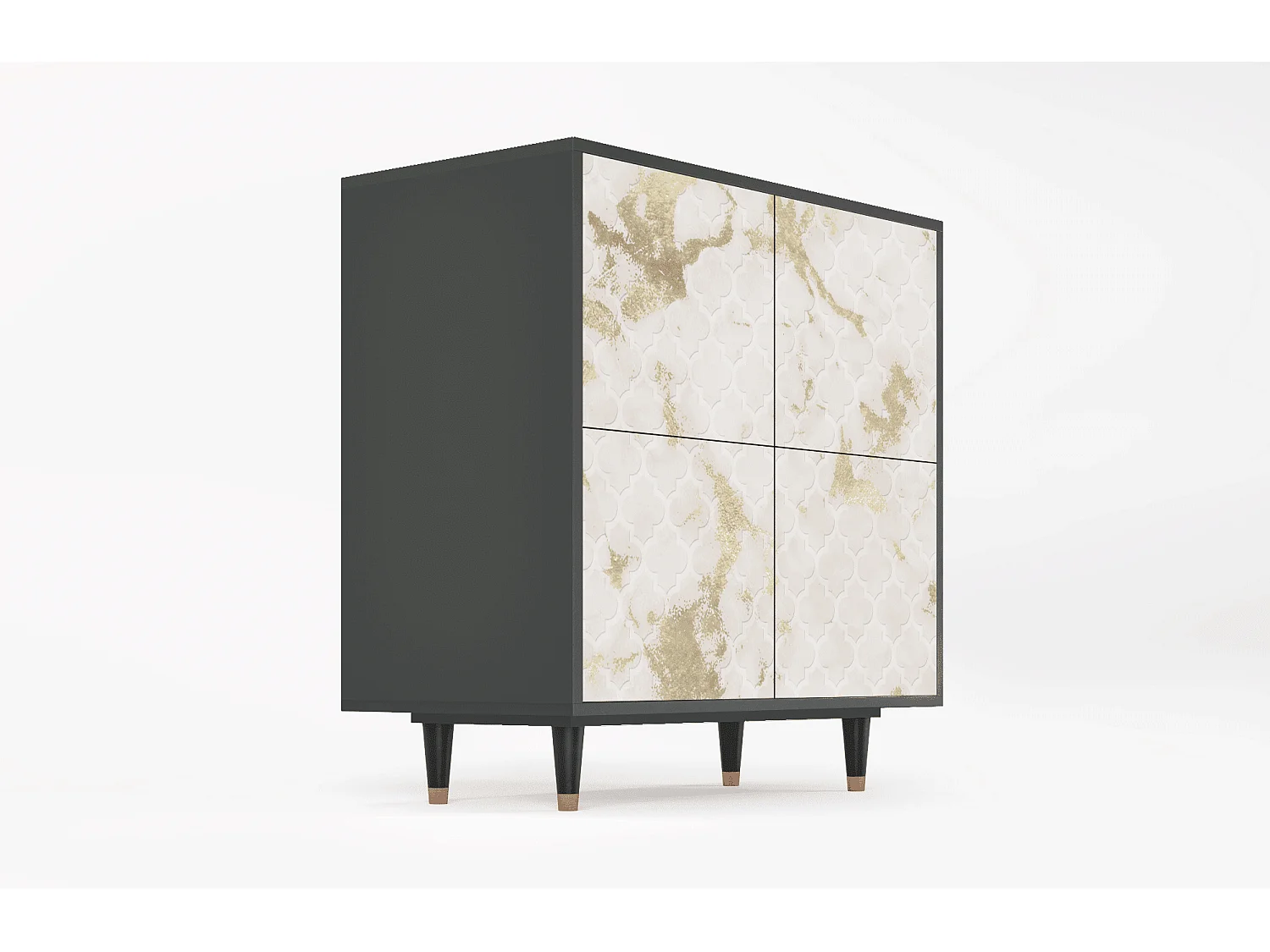 Buffet - 94x96x48 cm - BS3 - Sahara desert, Anthracite