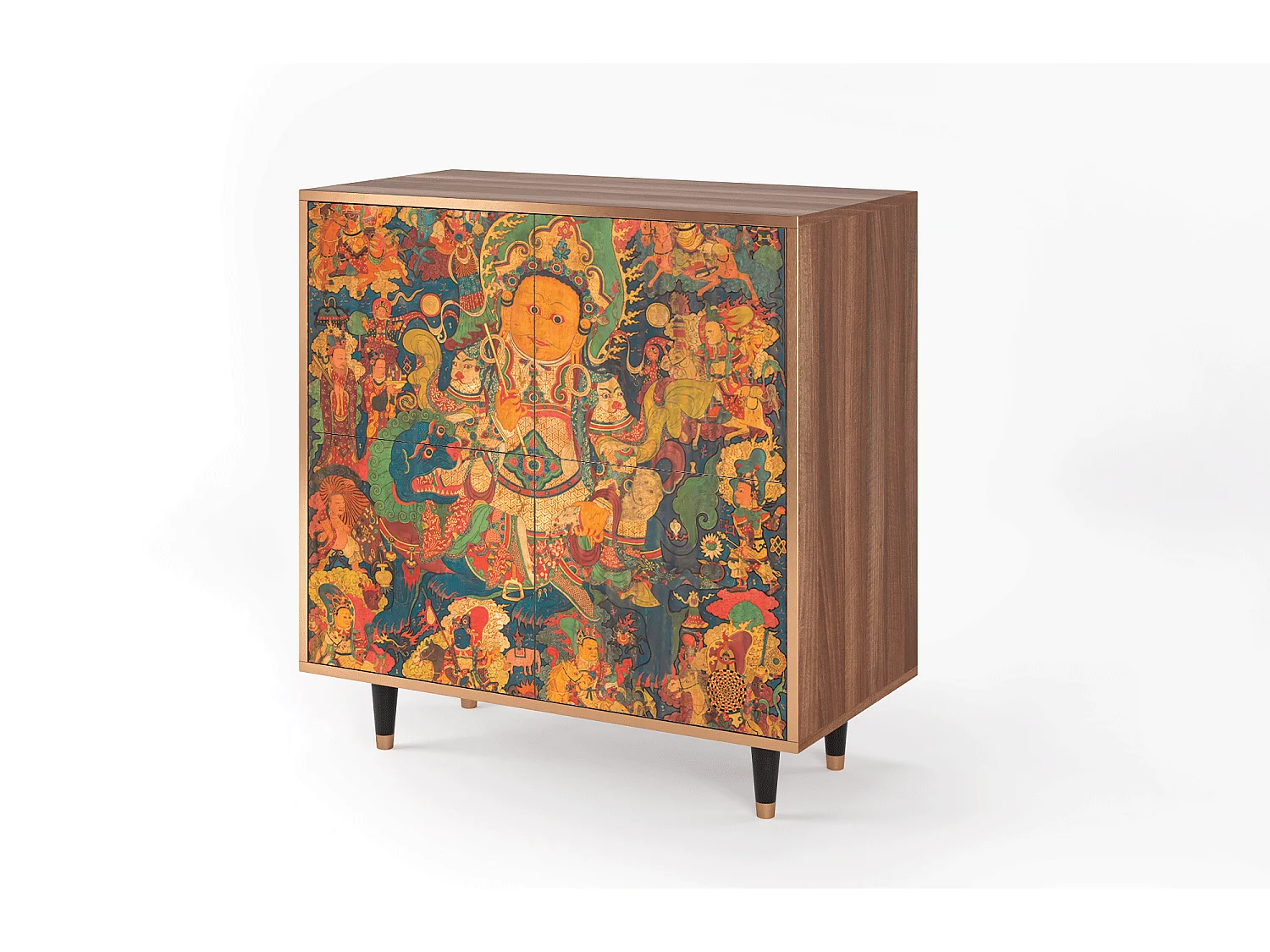 Buffet - 94x96x48 cm - BS3 - God by Vaisravana , Noyer