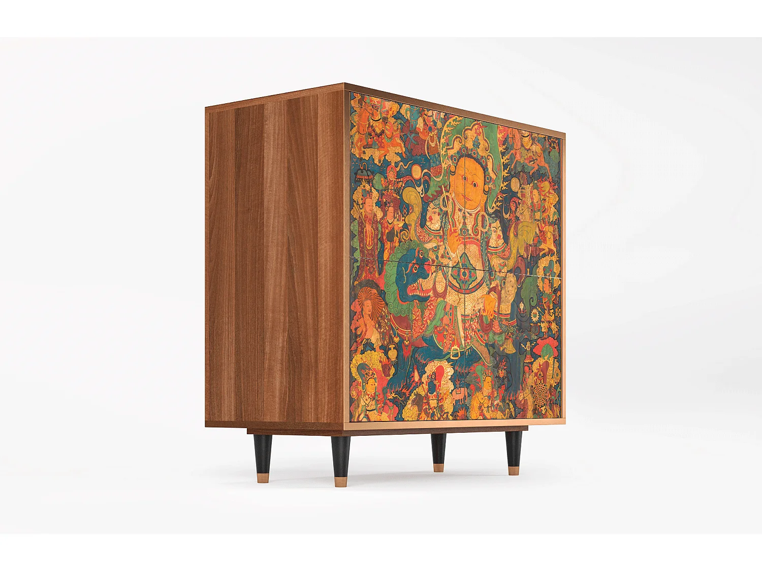 Buffet - 94x96x48 cm - BS3 - God by Vaisravana , Noyer