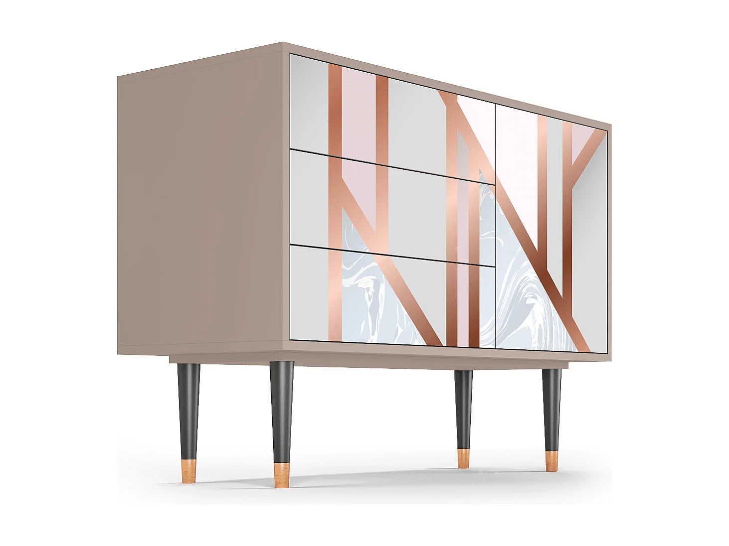 Buffet - 115х84х41 cm - S3 - Champagne Story, Latte