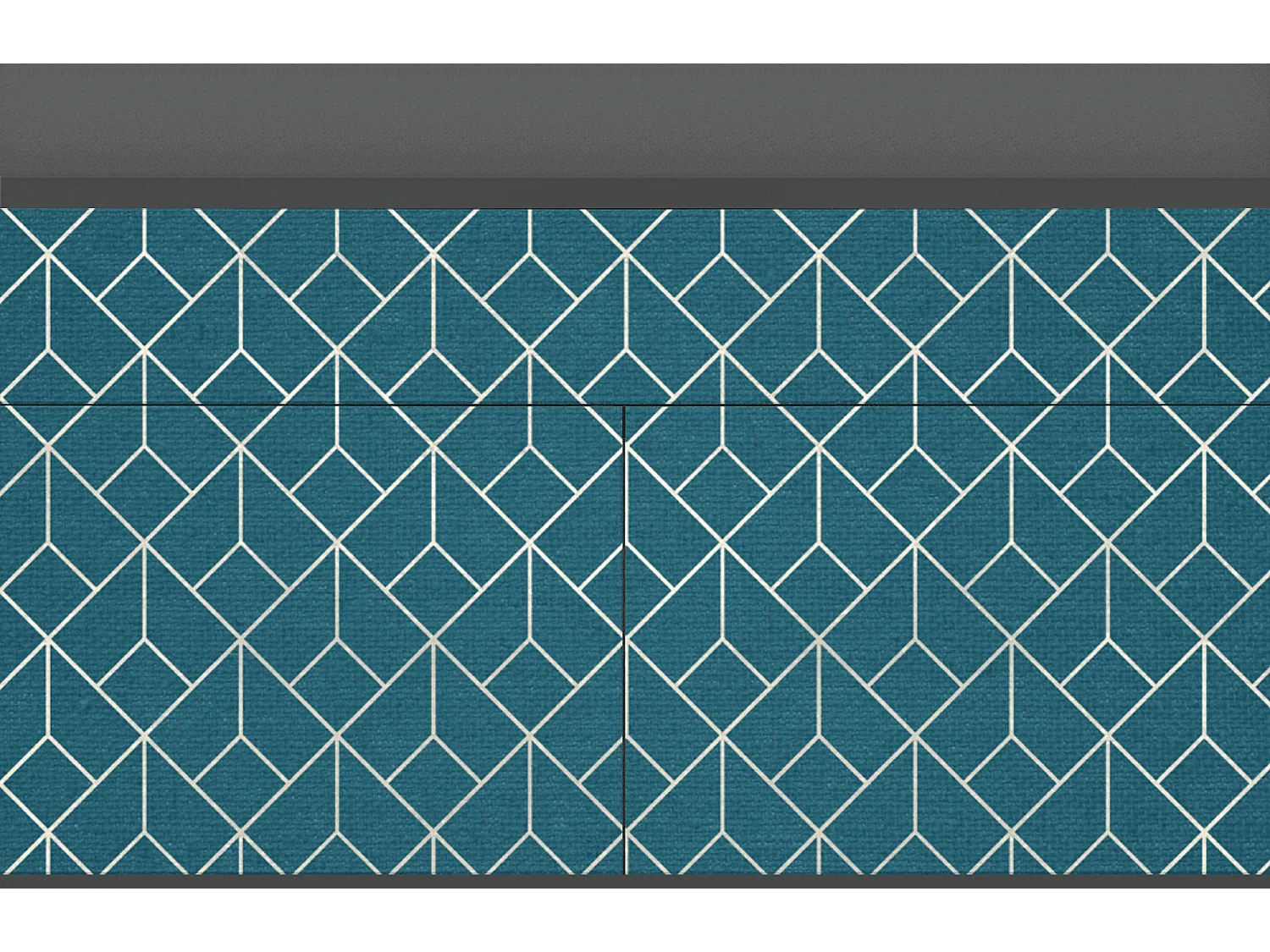 Buffet - 115x85x48 cm - BS4 - Turquoise Geometry, Anthracite