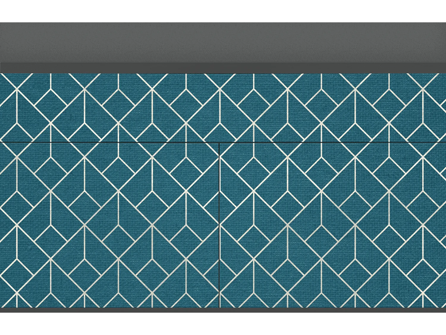 Buffet - 115x85x48 cm - BS4 - Turquoise Geometry, Anthracite
