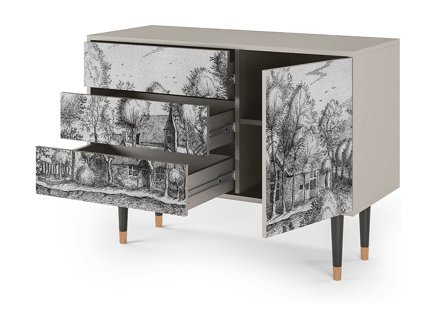 Credenza - 115х84х41 cm - S3 - A Pond, Sabbia