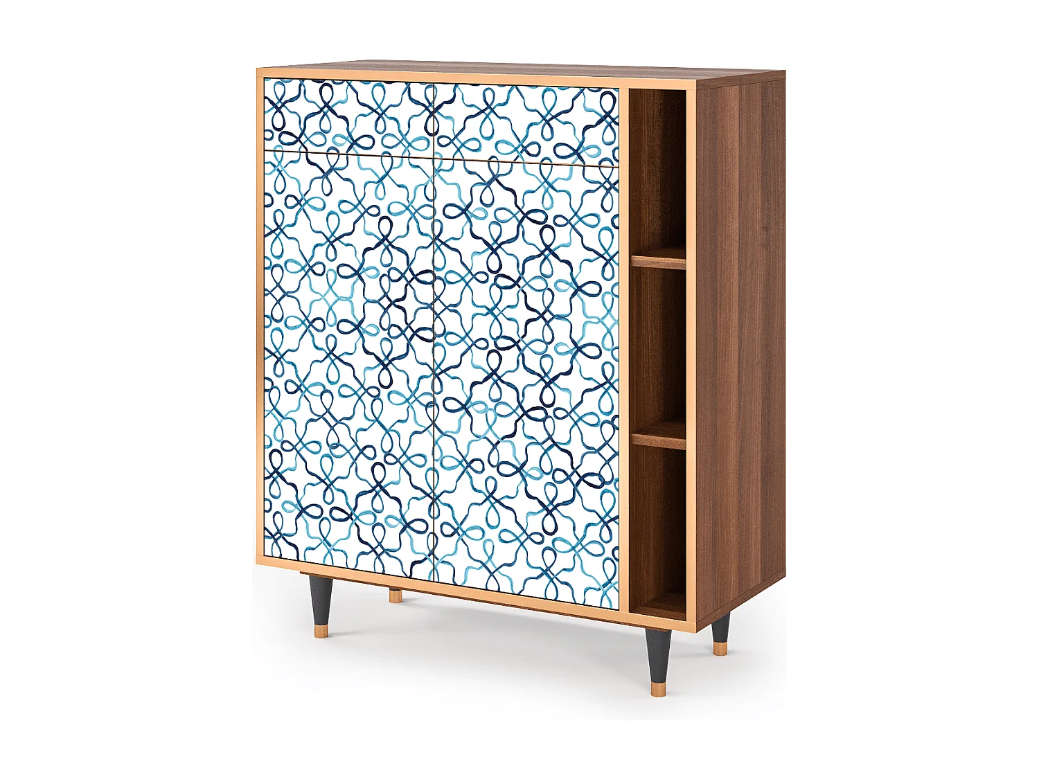 Credenza - 96х110х41 cm - BS6 - Marine Strings, Noce