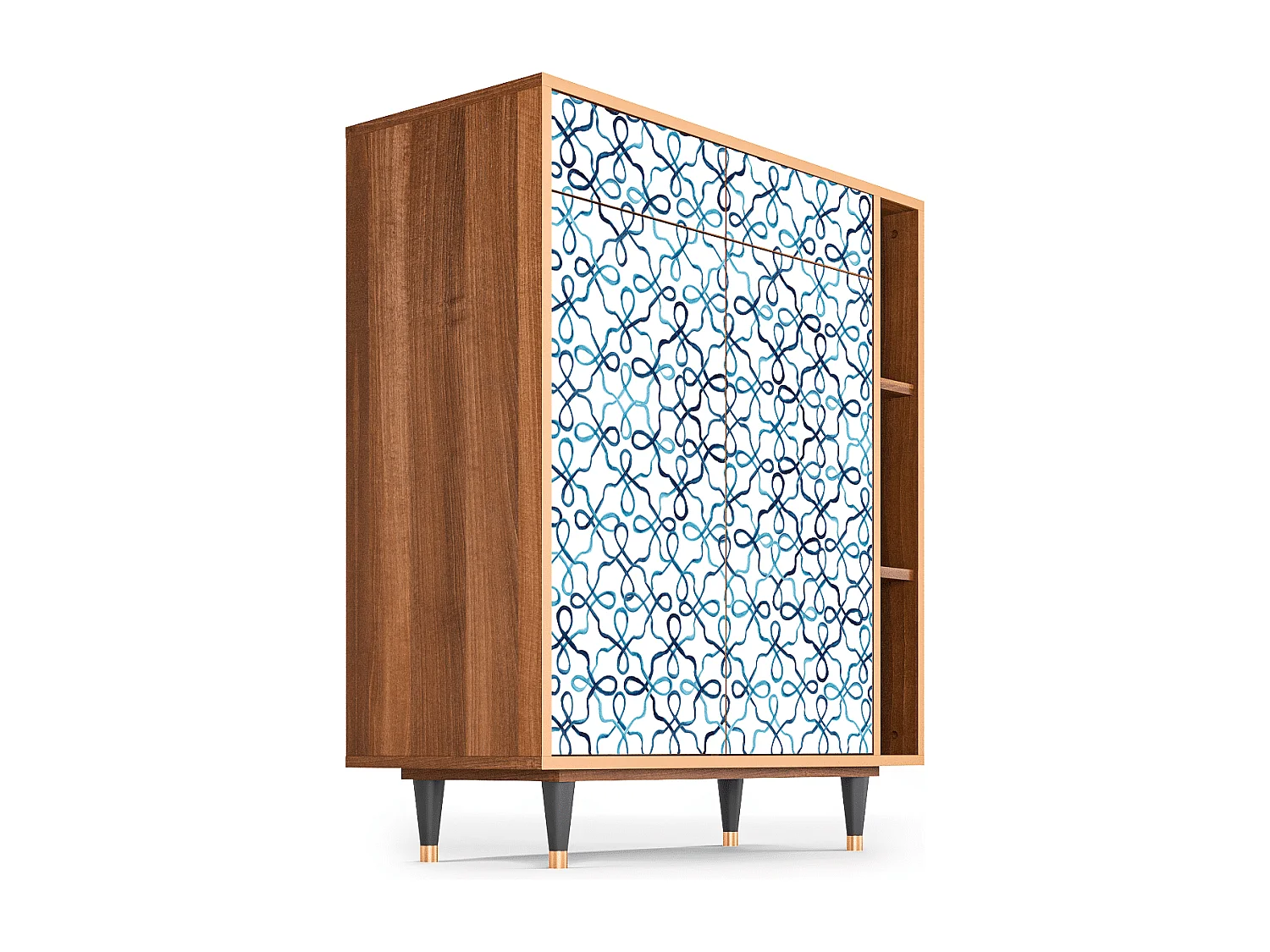 Credenza - 96х110х41 cm - BS6 - Marine Strings, Noce