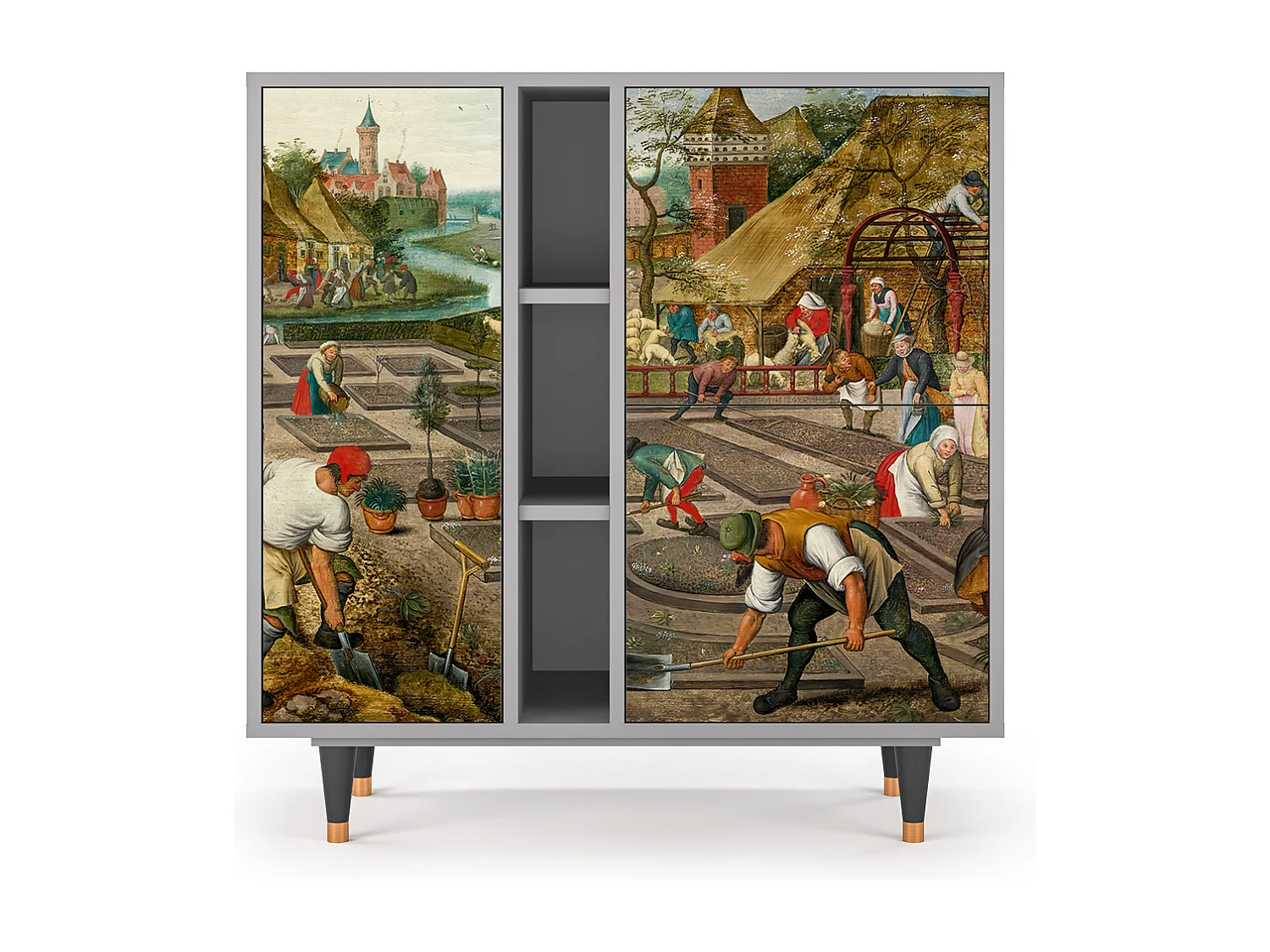 Buffet - 94х96х41 cm - BS5 - The Younger - Spring, Gris