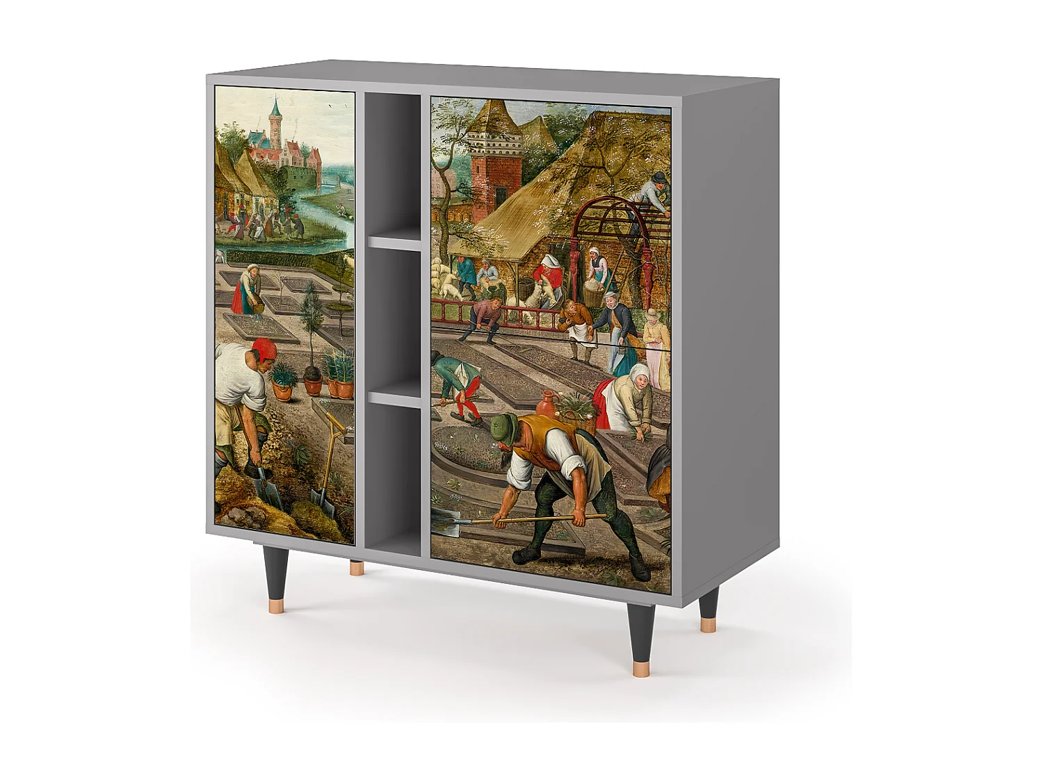 Buffet - 94х96х41 cm - BS5 - The Younger - Spring, Gris