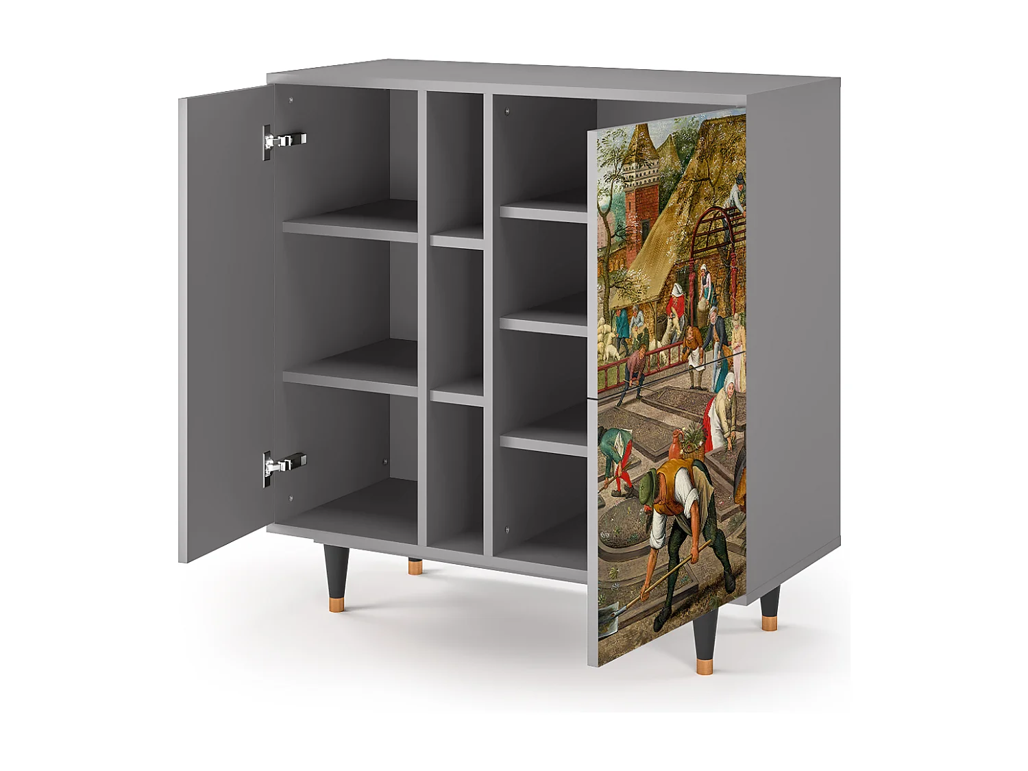 Credenza - 94х96х41 cm - BS5 - The Younger - Spring, Grigio