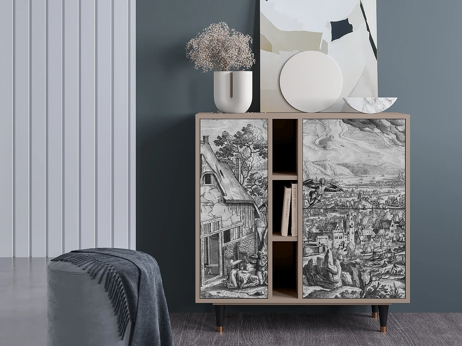 Buffet - 94х96х41 cm - BS5 - Departure, Latte