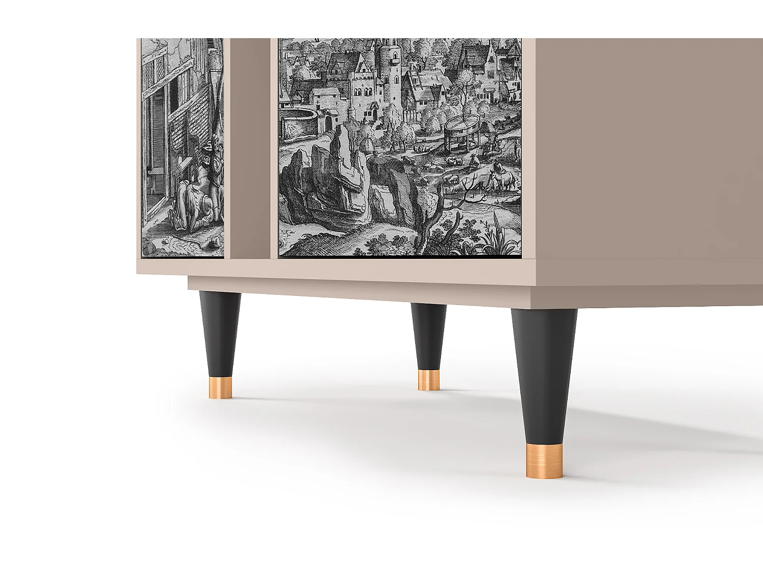 Buffet - 94х96х41 cm - BS5 - Departure, Latte