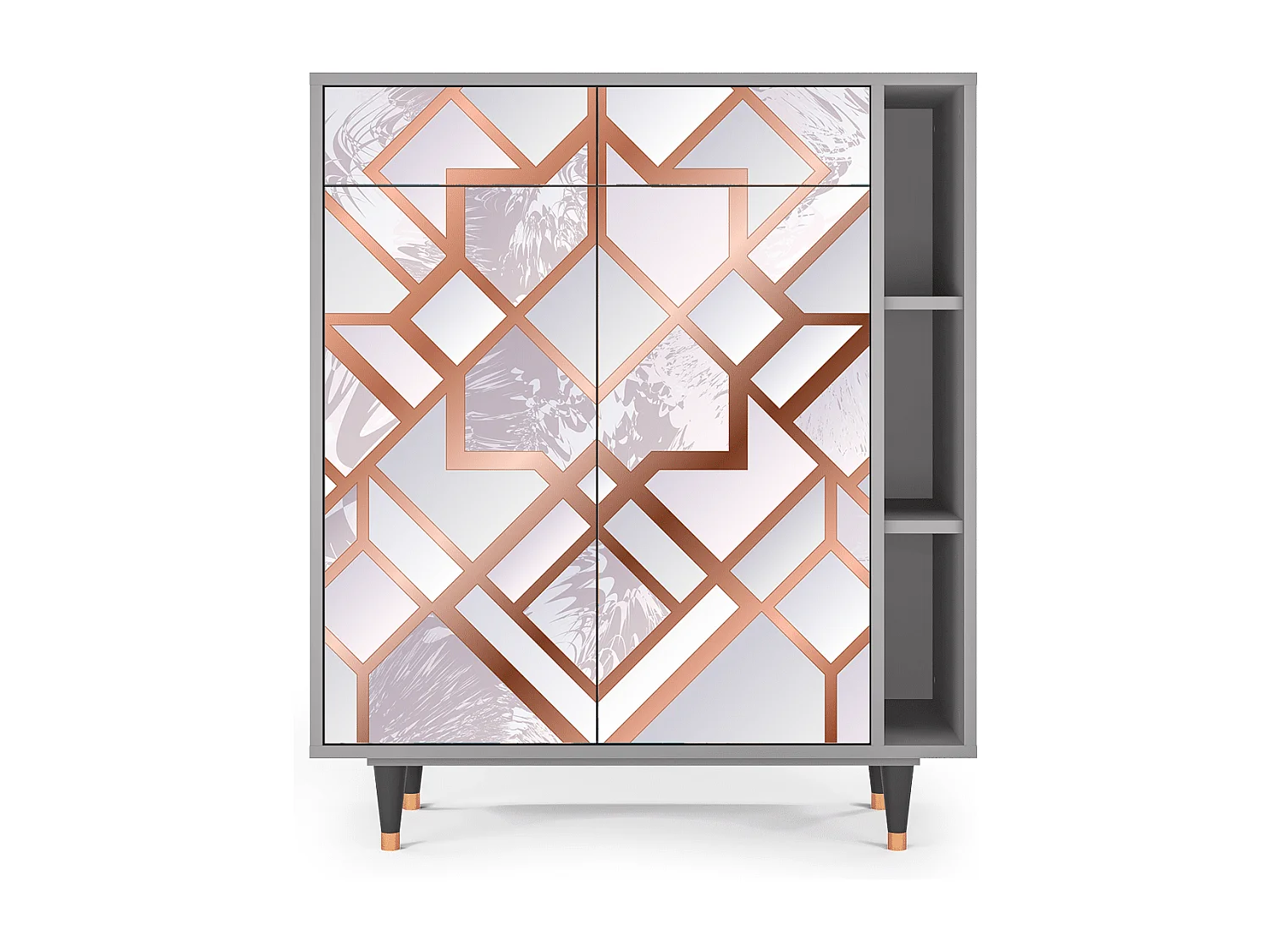 Credenza - 96х110х41 cm - BS6 - Pastel Fairytale, Grigio