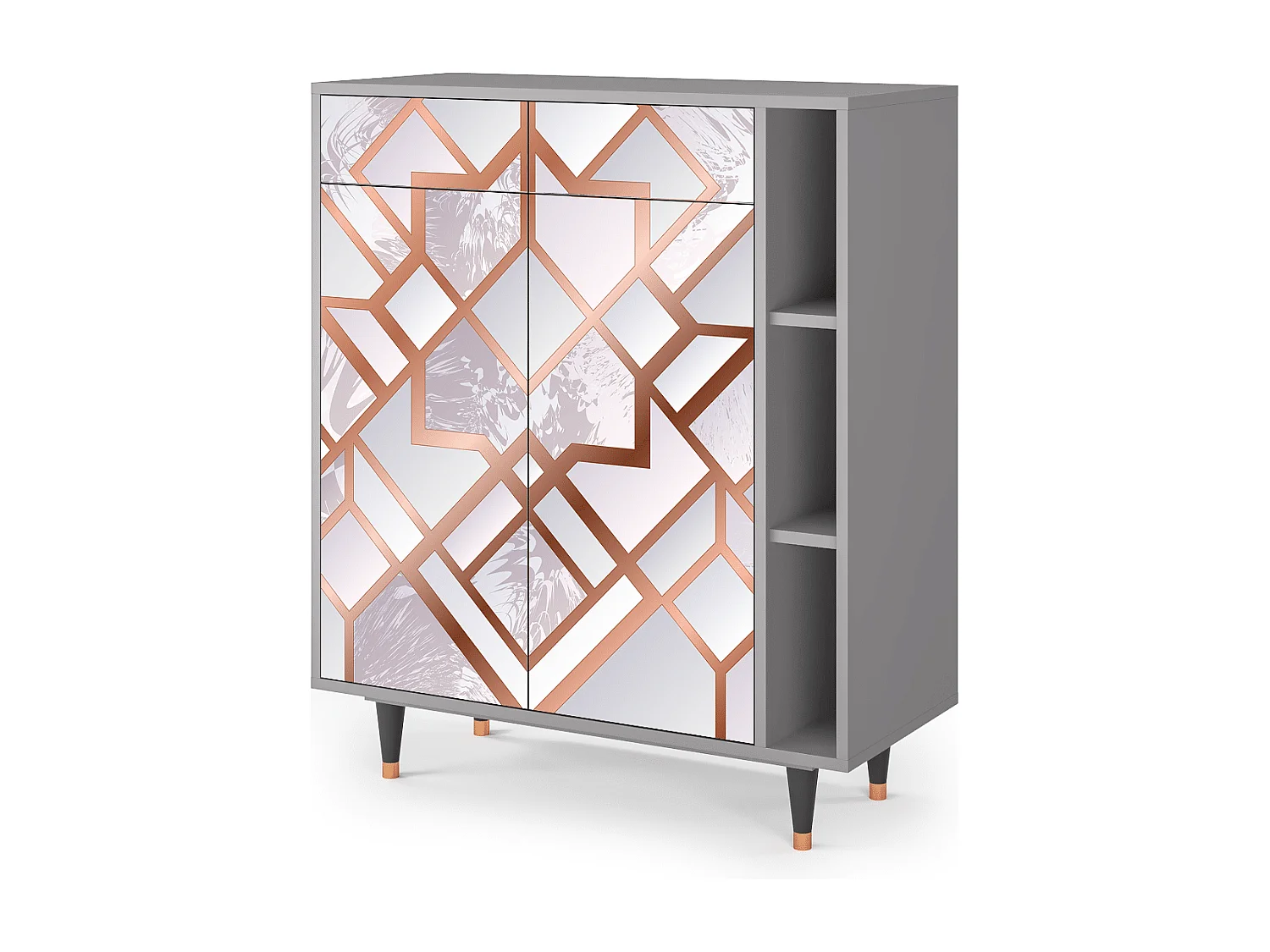 Credenza - 96х110х41 cm - BS6 - Pastel Fairytale, Grigio