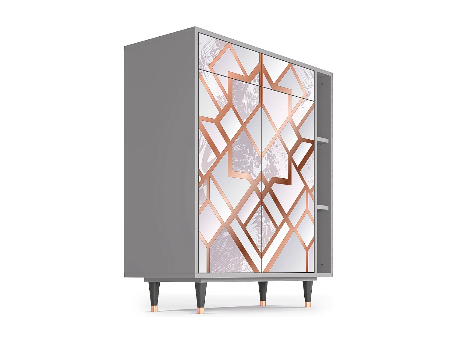 Credenza - 96х110х41 cm - BS6 - Pastel Fairytale, Grigio