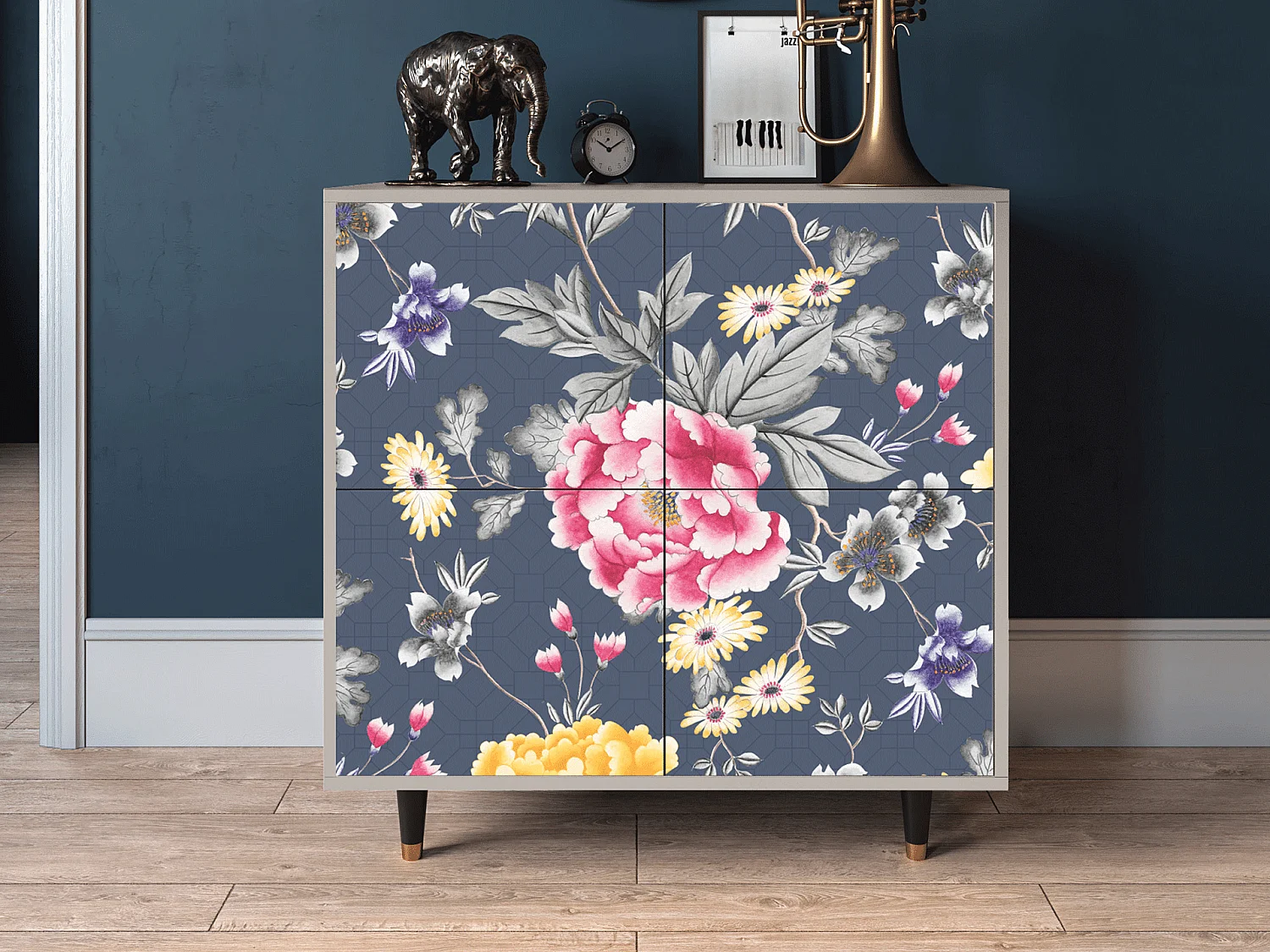 Aparador - 94x96x48 cm - BS3 - Dark Flower Bed, Areia