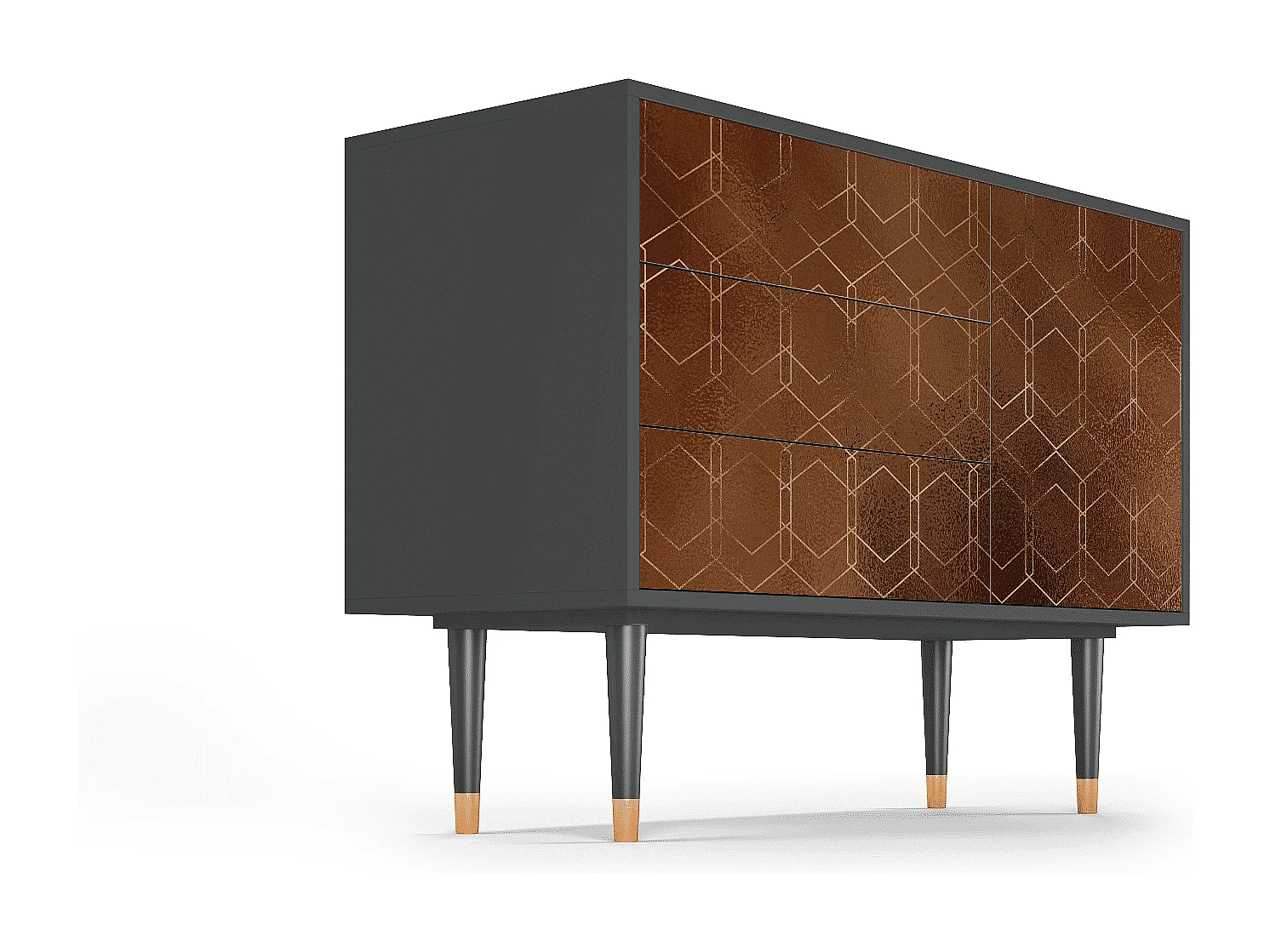 Buffet - 115х84х41 cm - S3 - Chocolate Bar, Anthracite