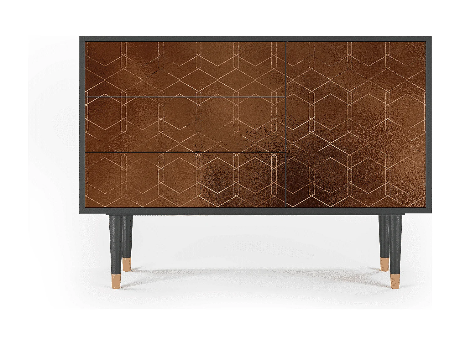 Credenza - 115х84х41 cm - S3 - Chocolate Bar, Antracite