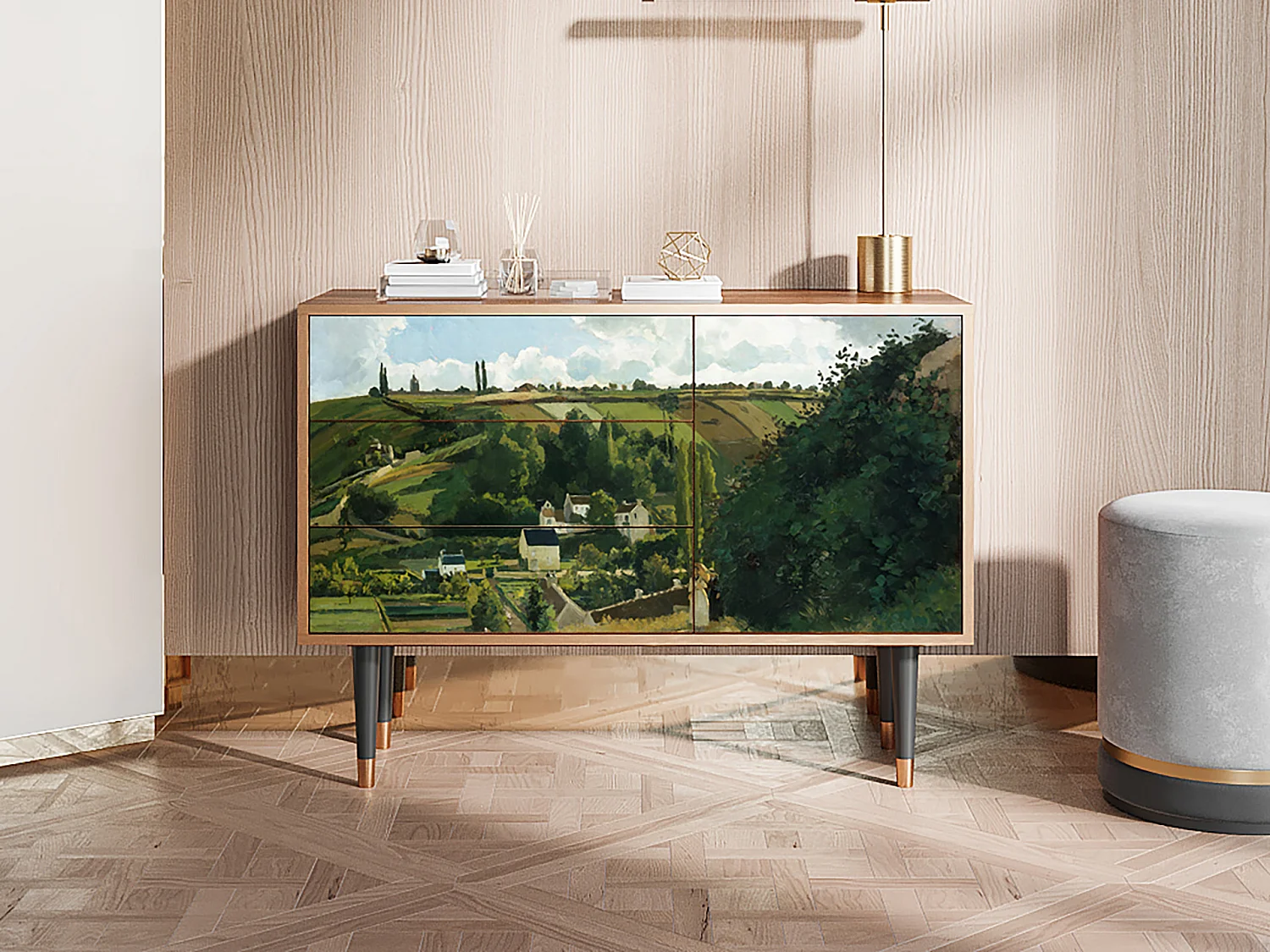 Buffet - 115х84х41 cm - S3 - Jalais Hill by Pissarro, Noyer