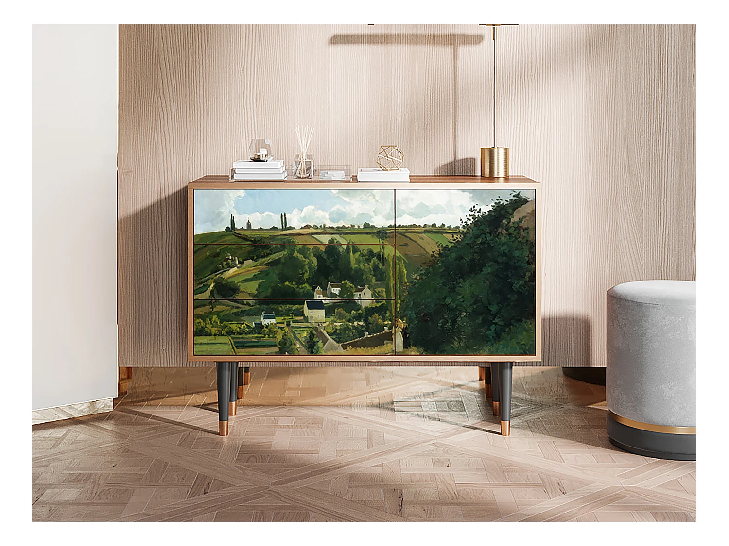 Buffet - 115х84х41 cm - S3 - Jalais Hill by Pissarro, Noyer