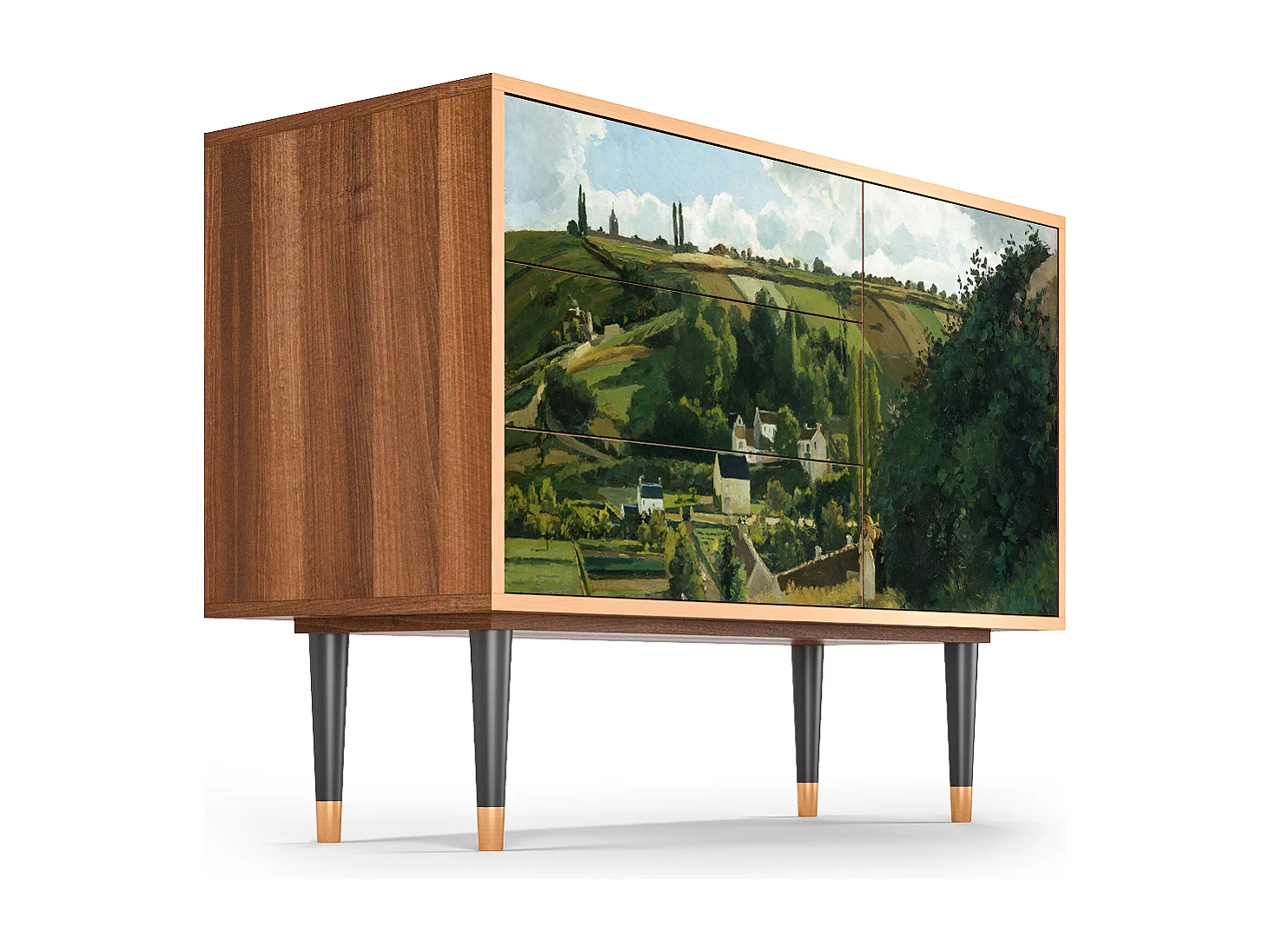 Credenza - 115х84х41 cm - S3 - Jalais Hill by Pissarro, Noce