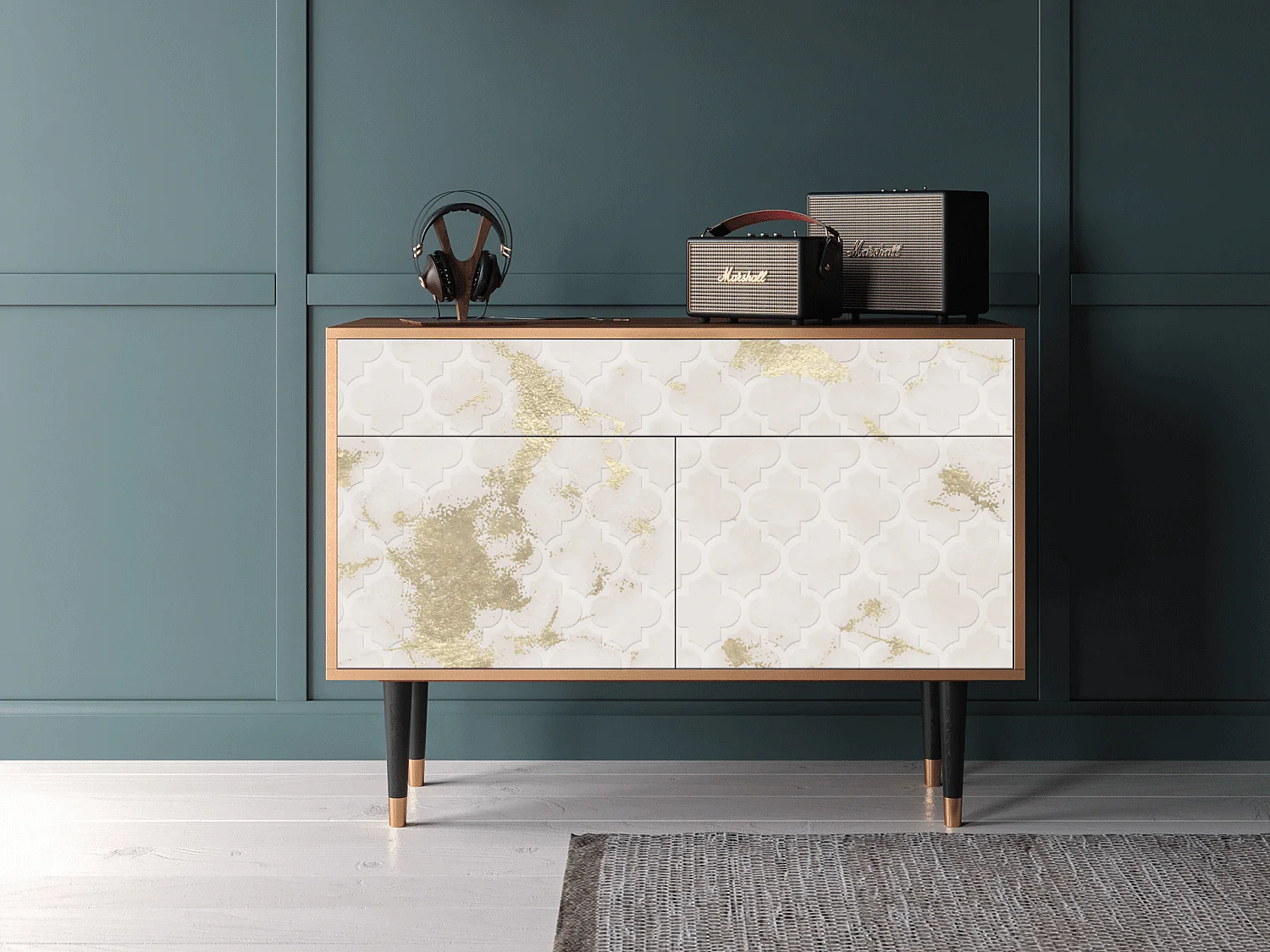 Dressoir - 115x85x48 cm - BS4 - Sahara desert, Walnoot