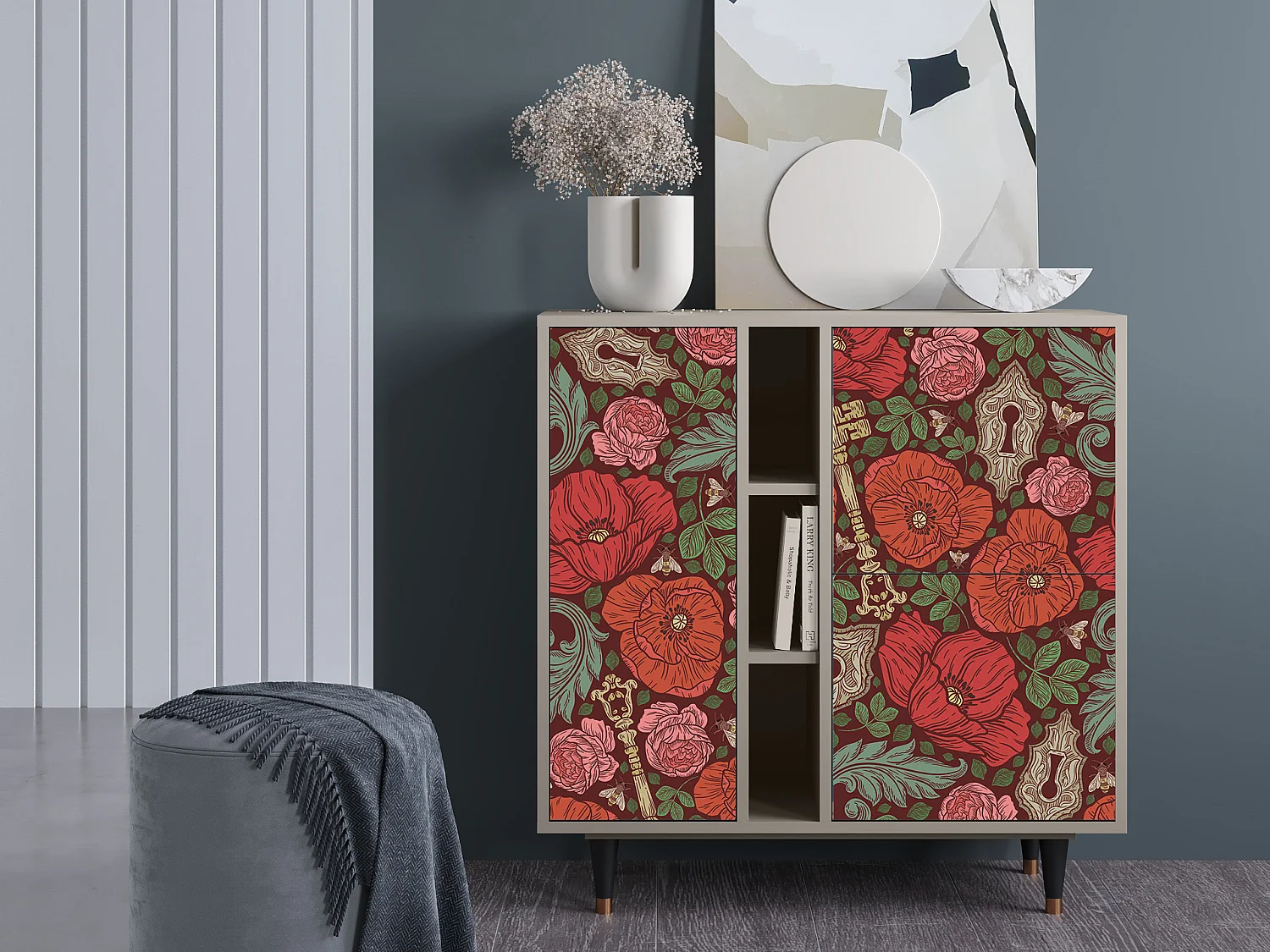 Buffet - 94х96х41 cm - BS5 - Poppy Garden, Sable
