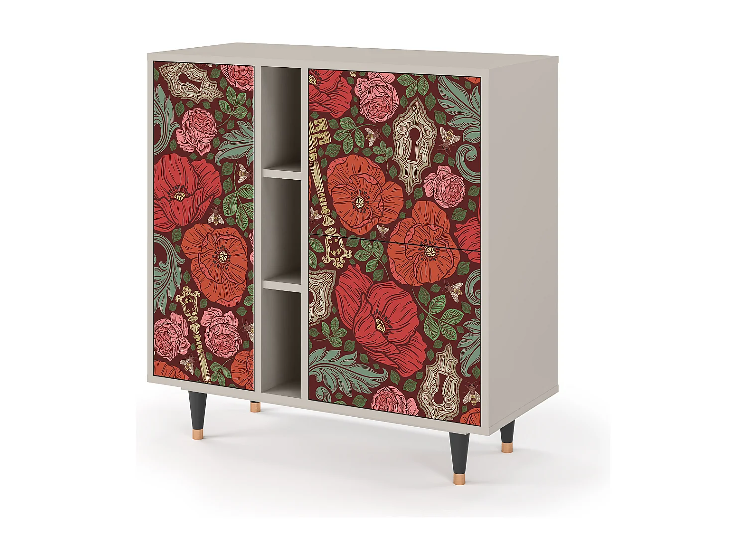 Buffet - 94х96х41 cm - BS5 - Poppy Garden, Sable