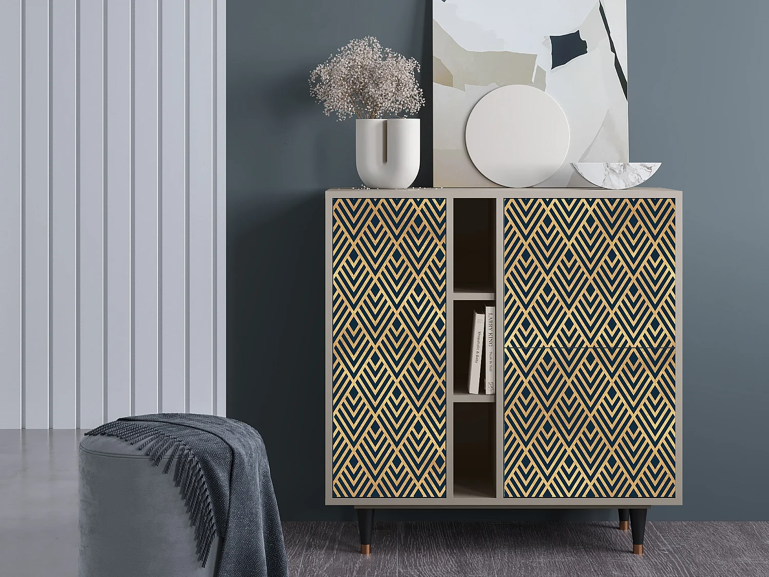 Buffet - 94х96х41 cm - BS5 - Egypt Triangles, Sable