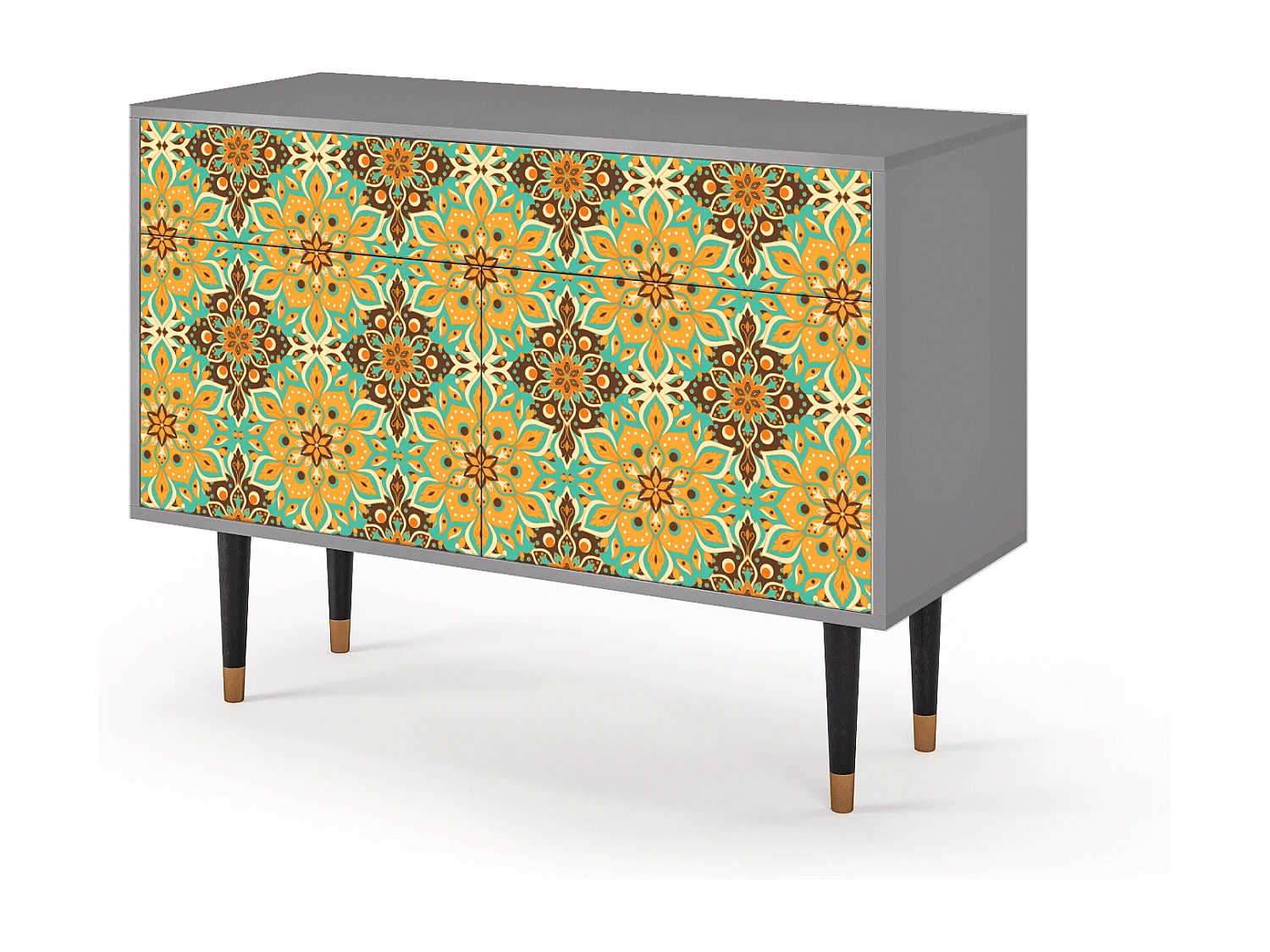 Buffet - 115x85x48 cm - BS4 - Indian Spices, Gris