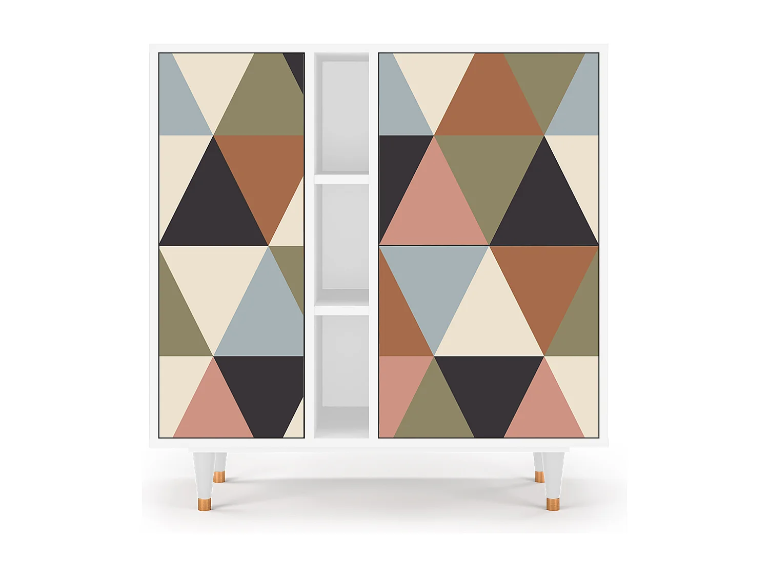 Buffet - 94х96х41 cm - BS5 - Royal Triangles, Blanc