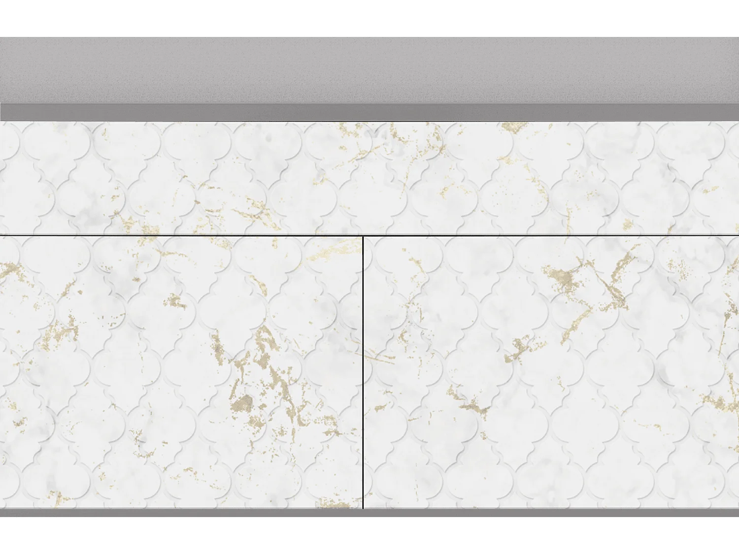 Buffet - 115x85x48 cm - BS4 - Sweet Cotton, Gris