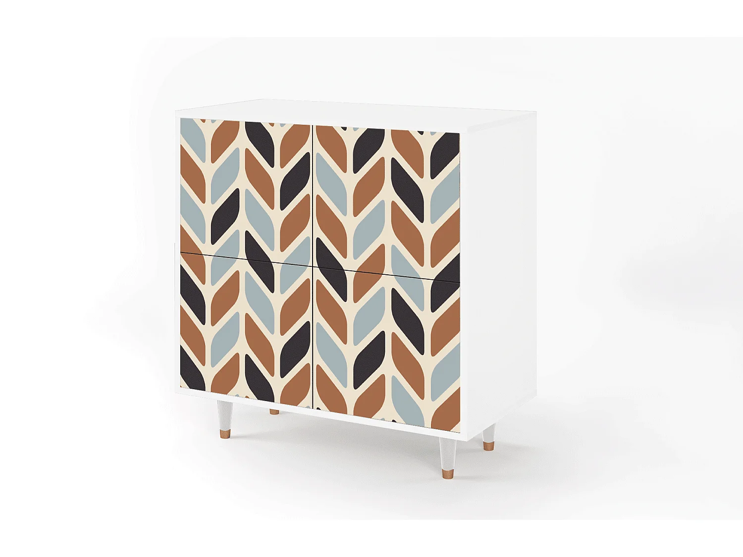 Aparador - 94x96x48 cm - BS3 - Beige Laure, Branco