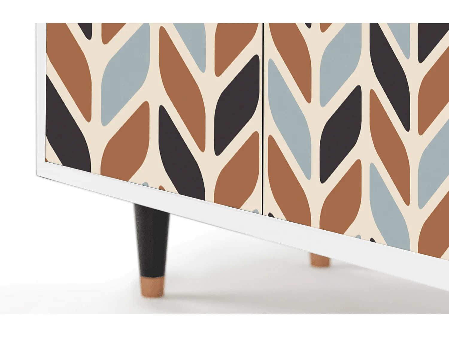 Aparador - 94x96x48 cm - BS3 - Beige Laure, Branco